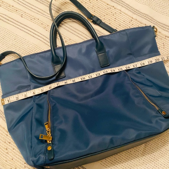 Urban Expressions NWOT Weekender Gym/Overnight Teal Blue Tote Bag - Picture 11 of 14